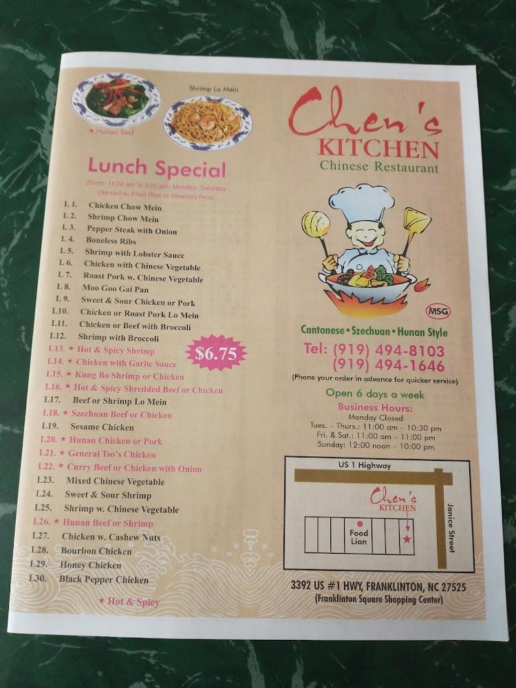 Chen's Kitchen Menu image 4
